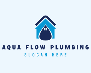 Plumber Water Droplet logo