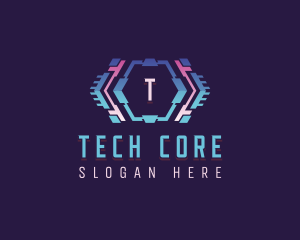 Cyber Tech Developer logo design