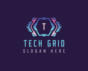 Cyber Tech Developer logo design