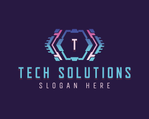 Cyber Tech Developer logo design