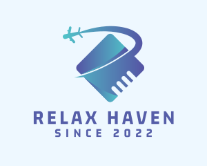 Airplane Travel Tourism logo