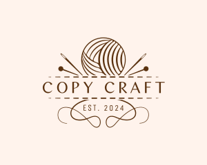 Yarn Sewing Craft logo design