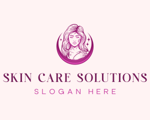 Woman Waxing Spa logo design