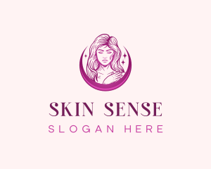 Woman Waxing Spa logo design