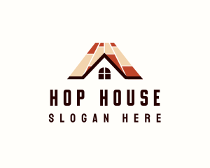 Flooring House Property logo design