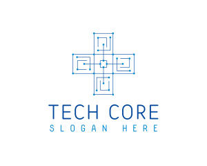 Cross Tech Healthcare logo design