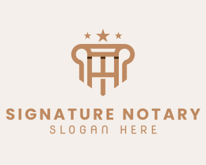 Brown Pillar Notary logo