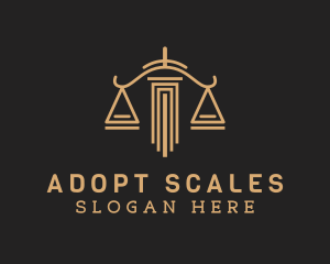 Pillar Scale Law Firm logo design