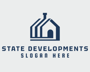 Blue Home Property Developer logo design