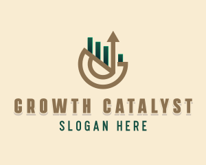 Finance Investment Growth logo design