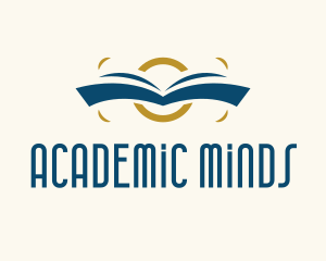 Book Academic Library  logo design