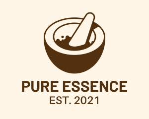 Mortar Pestle Spices logo design