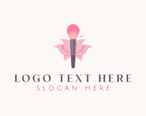 Makeup Brush Cosmetics Logo