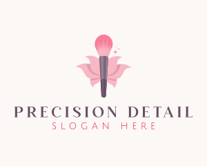 Makeup Brush Cosmetics Logo