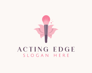 Makeup Brush Cosmetics logo design