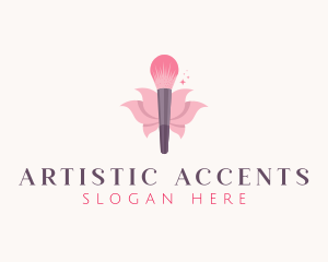 Makeup Brush Cosmetics logo design