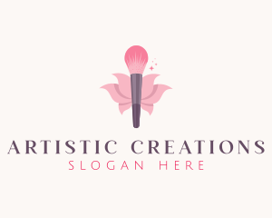 Makeup Brush Cosmetics logo design