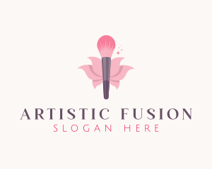 Makeup Brush Cosmetics logo design