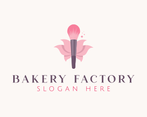 Makeup Brush Cosmetics logo design