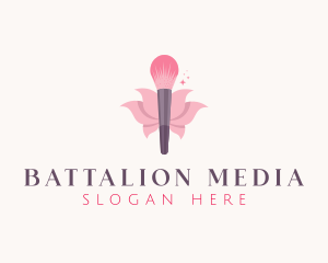 Makeup Brush Cosmetics logo design