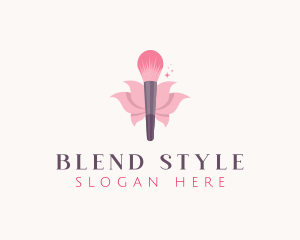 Makeup Brush Cosmetics logo design