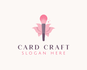 Makeup Brush Cosmetics logo design