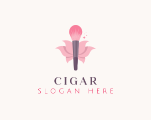 Makeup Brush Cosmetics logo design