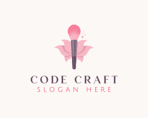 Makeup Brush Cosmetics logo design