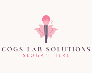 Makeup Brush Cosmetics logo design