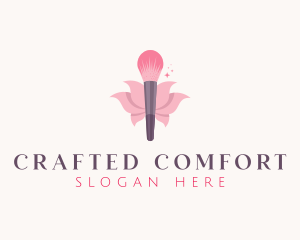 Makeup Brush Cosmetics logo design