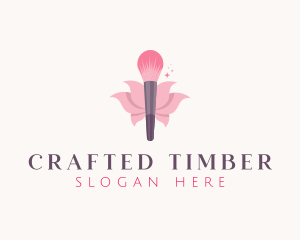 Makeup Brush Cosmetics logo design