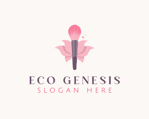 Makeup Brush Cosmetics logo design