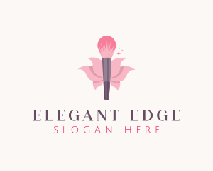 Makeup Brush Cosmetics logo design