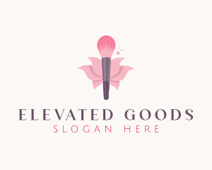 Makeup Brush Cosmetics logo design