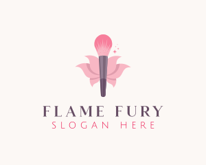 Makeup Brush Cosmetics logo design