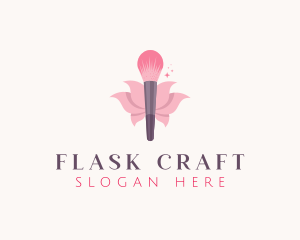 Makeup Brush Cosmetics logo design