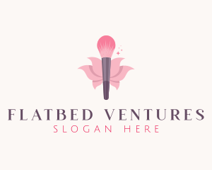 Makeup Brush Cosmetics logo design