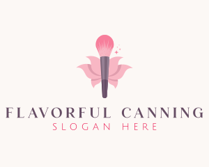 Makeup Brush Cosmetics logo design