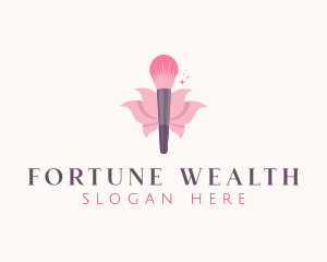 Makeup Brush Cosmetics logo design