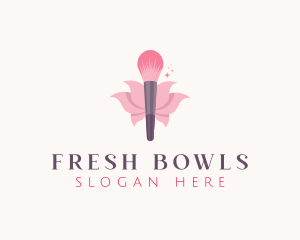 Makeup Brush Cosmetics logo design