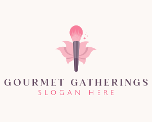 Makeup Brush Cosmetics logo design