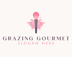 Makeup Brush Cosmetics logo design