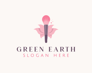 Makeup Brush Cosmetics logo design