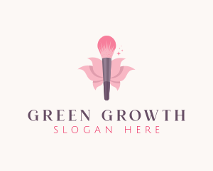 Makeup Brush Cosmetics logo design