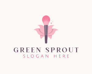 Makeup Brush Cosmetics logo design