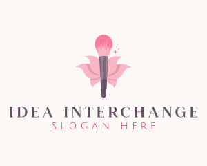 Makeup Brush Cosmetics logo design