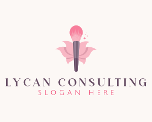 Makeup Brush Cosmetics logo design