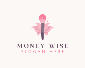 Makeup Brush Cosmetics logo design