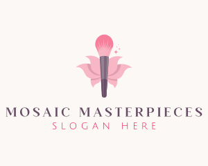 Makeup Brush Cosmetics logo design