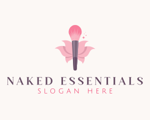 Makeup Brush Cosmetics logo design